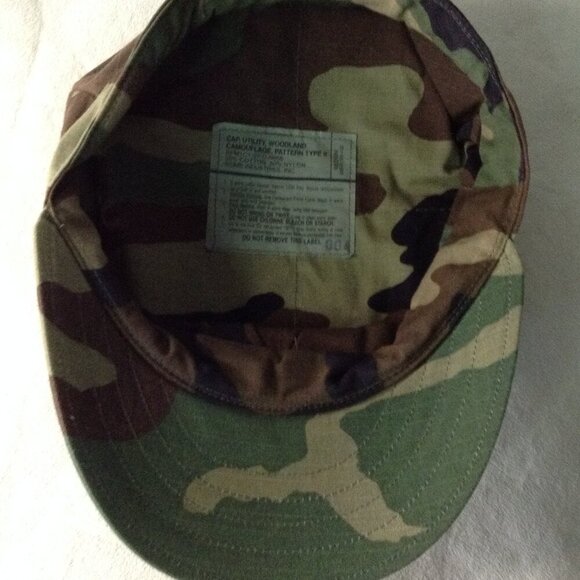 VTG. 2007 Authentic Army Hat, US Military, Camo, Utility Cap (BDU) Skeri Indust. - Picture 2 of 5